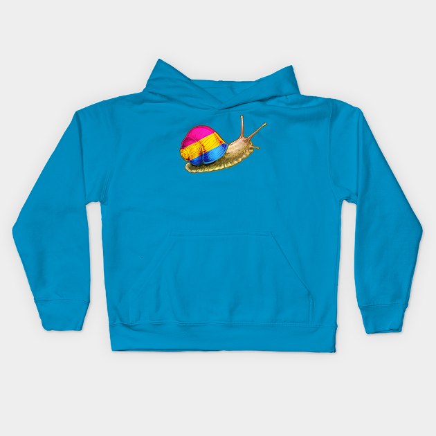 Pan Snail Kids Hoodie by Merdet